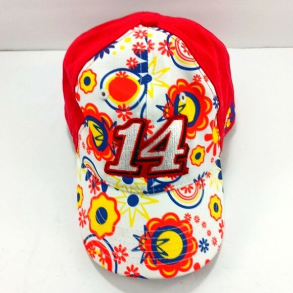 Chase Authentics NASCAR 14 Tony Steward OS Floral Colorful Ballcap Hat - Picture 9 of 9